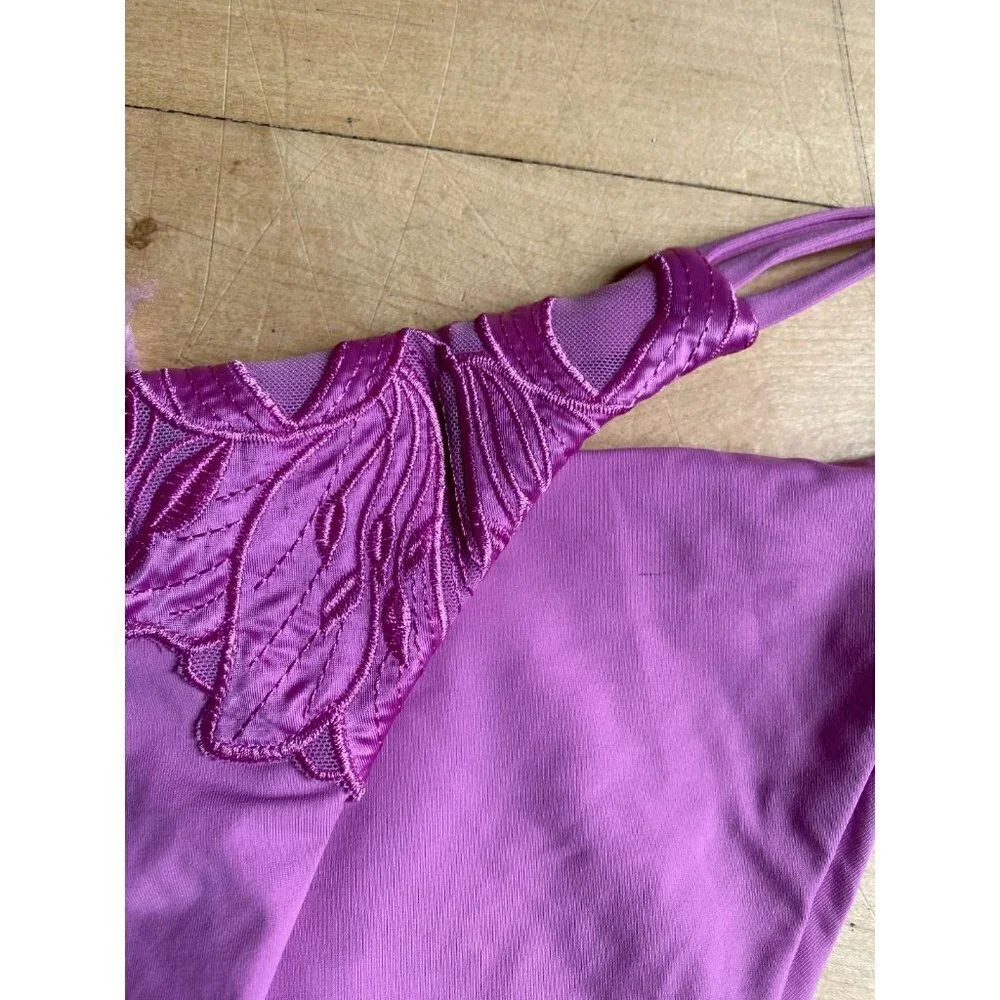 L*SPACE "Claude" bikini classic bottom womens sz Medium BNWOT rosebud - Picture 5 of 6